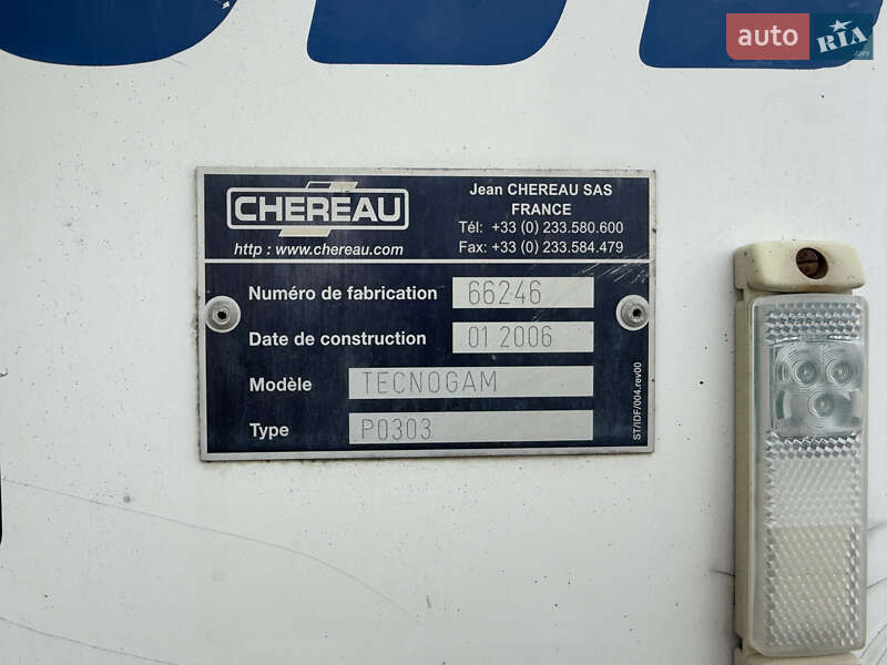 Рефрижератор напівпричіп Chereau C38 2006 в Сарнах