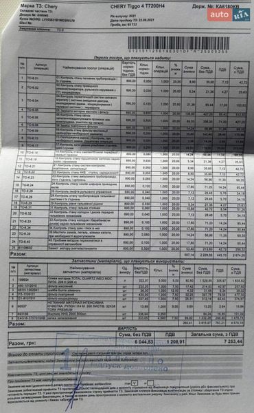 Позашляховик / Кросовер Chery Tiggo 4 2021 в Києві