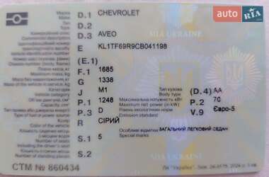 Седан Chevrolet Aveo 2012 в 