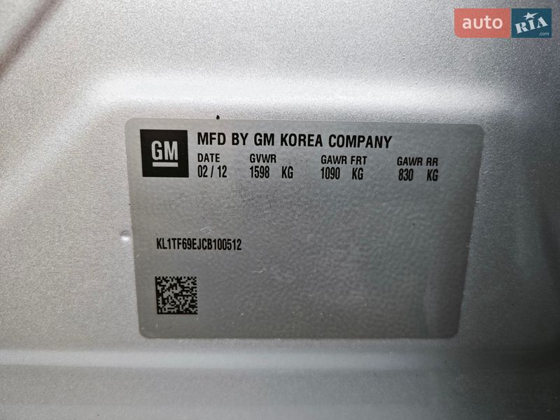 Седан Chevrolet Aveo 2012 в Хусті фото 21 Седан Chevrolet Aveo 2012 в Хусті