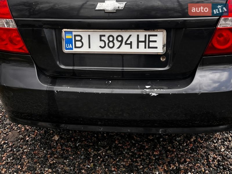Седан Chevrolet Aveo 2007 в Полтаві