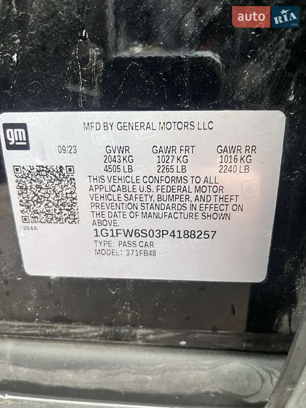 Хэтчбек Chevrolet Bolt EV 2023 в Киеве