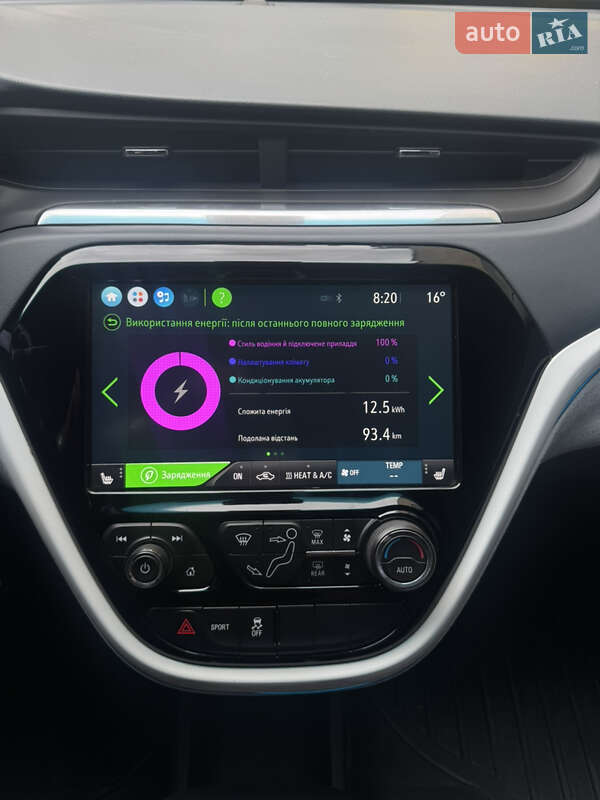 Хэтчбек Chevrolet Bolt EV 2017 в Ивано-Франковске