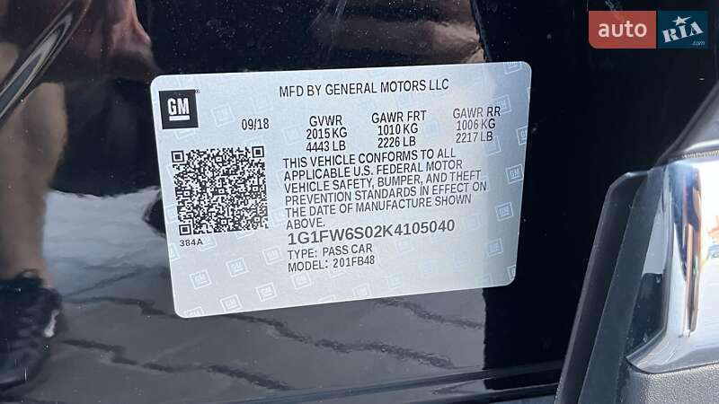 Хетчбек Chevrolet Bolt EV 2018 в Вишневому