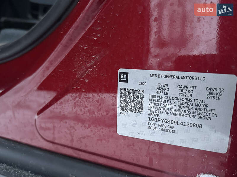 Хэтчбек Chevrolet Bolt EV 2020 в Дрогобыче