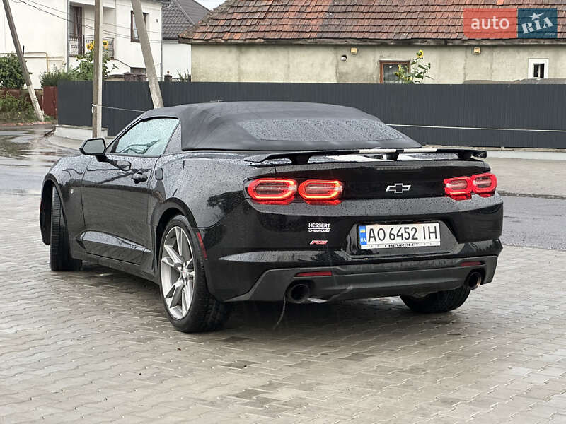 Кабріолет Chevrolet Camaro 2019 в Сваляві фото 20 Кабріолет Chevrolet Camaro 2019 в Сваляві