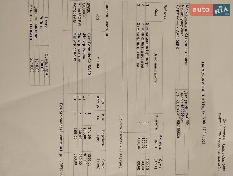 Внедорожник / Кроссовер Chevrolet Captiva 2007 в Глевахе