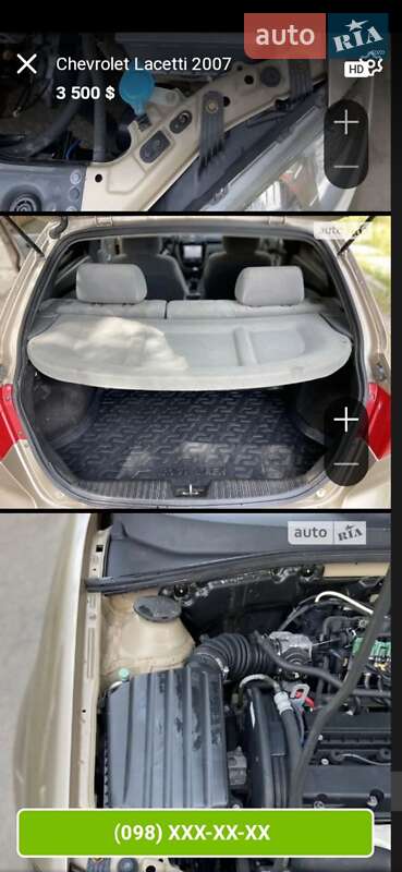 Хетчбек Chevrolet Lacetti 2007 в Вінниці