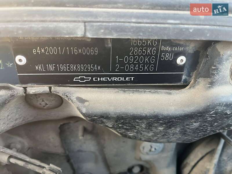 Седан Chevrolet Lacetti 2008 в Ужгороді