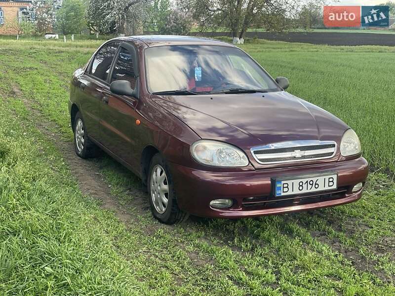 Седан Chevrolet Lanos 2007 в Полтаве