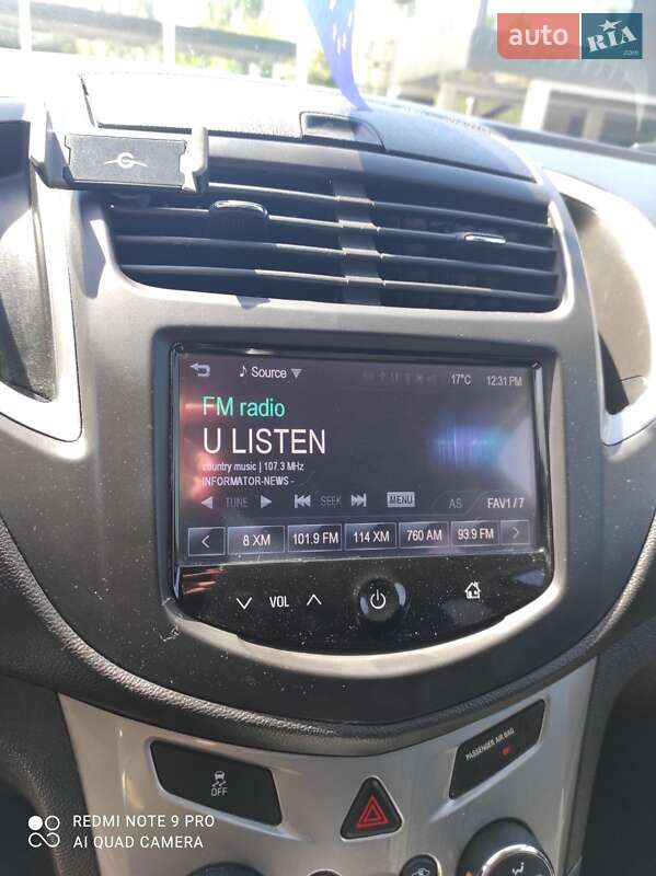 Внедорожник / Кроссовер Chevrolet Trax 2016 в Днепре фото 11 Внедорожник / Кроссовер Chevrolet Trax 2016 в Днепре