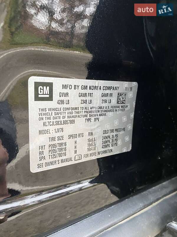 Позашляховик / Кросовер Chevrolet Trax 2019 в Івано-Франківську фото 18 Позашляховик / Кросовер Chevrolet Trax 2019 в Івано-Франківську