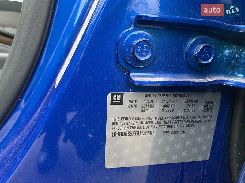 Хетчбек Chevrolet Volt 2016 в Одесі