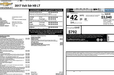 Хетчбек Chevrolet Volt 2016 в Миколаєві