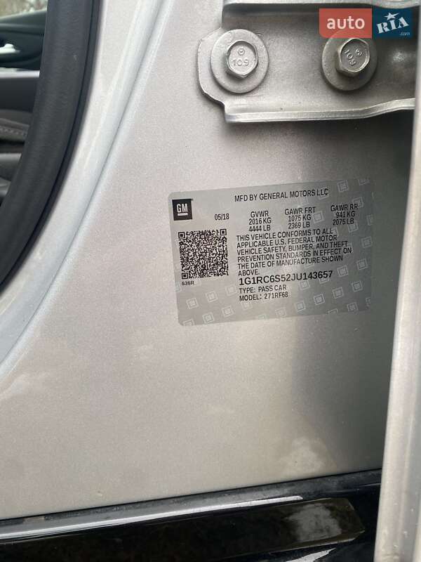 Хэтчбек Chevrolet Volt 2018 в Киеве фото 66 Хэтчбек Chevrolet Volt 2018 в Киеве