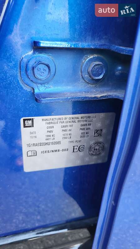 Хетчбек Chevrolet Volt 2016 в Харкові фото 23 Хетчбек Chevrolet Volt 2016 в Харкові