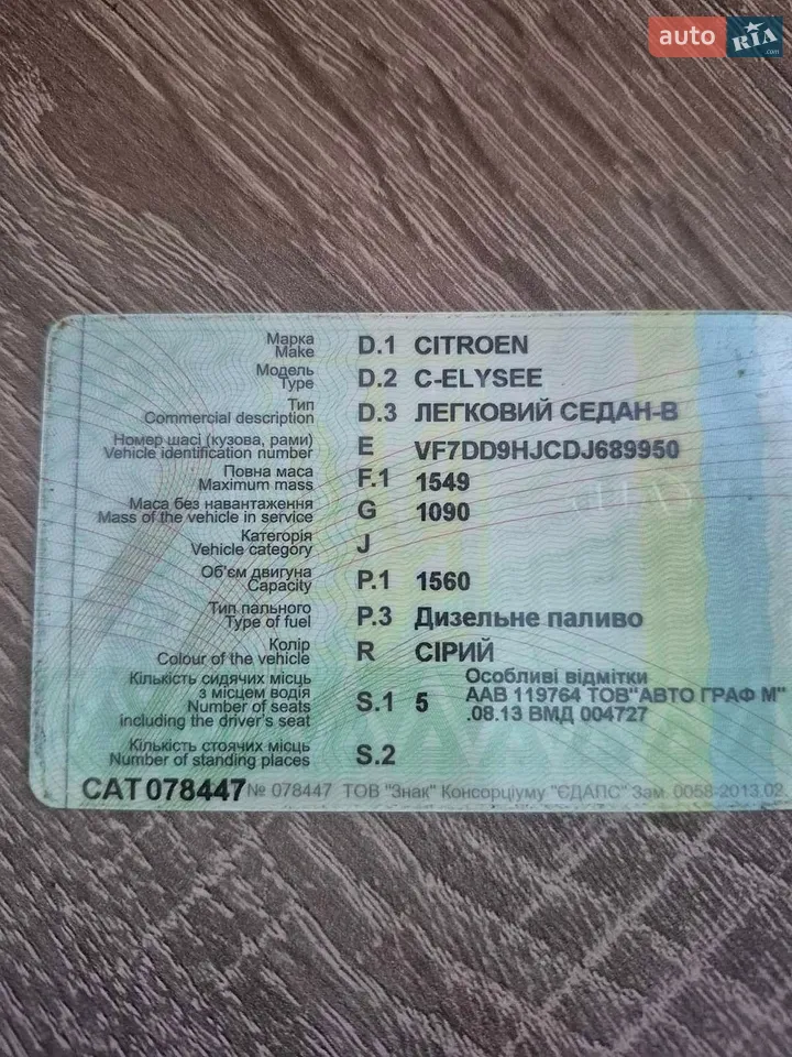 2013 Citroen C-Elysee - мініатюра 10