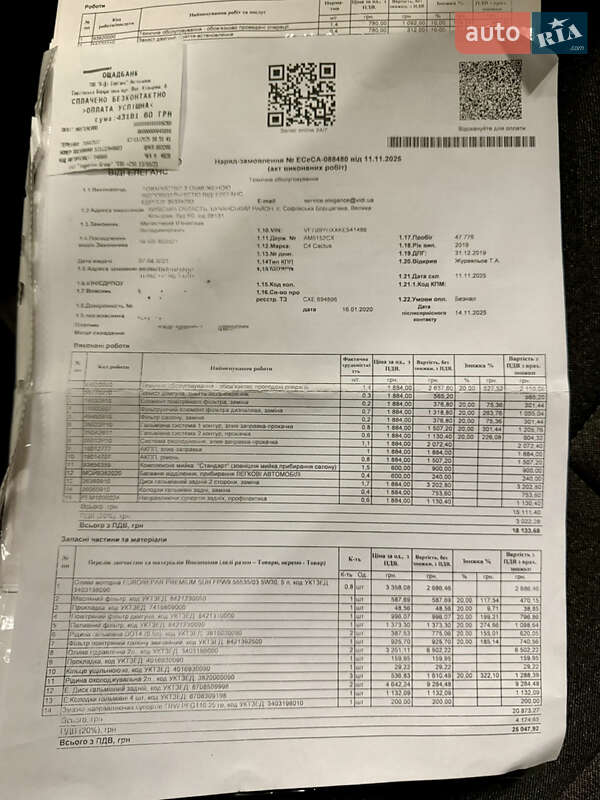 Позашляховик / Кросовер Citroen C4 Cactus 2019 в Києві фото 35 Позашляховик / Кросовер Citroen C4 Cactus 2019 в Києві