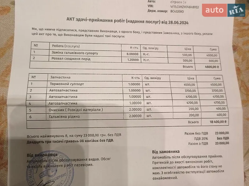 Хэтчбек Citroen C4 2008 в Львове документ