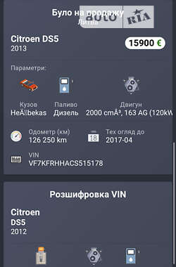 Хетчбек Citroen DS5 2012 в Києві