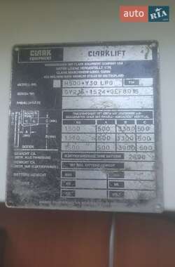 Вилочный погрузчик Clark H500 Y30 LPG 2011 в Хмельницком