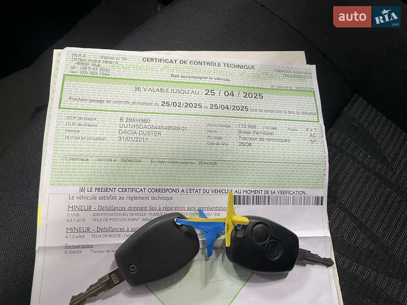 Внедорожник / Кроссовер Dacia Duster 2011 в Стрые