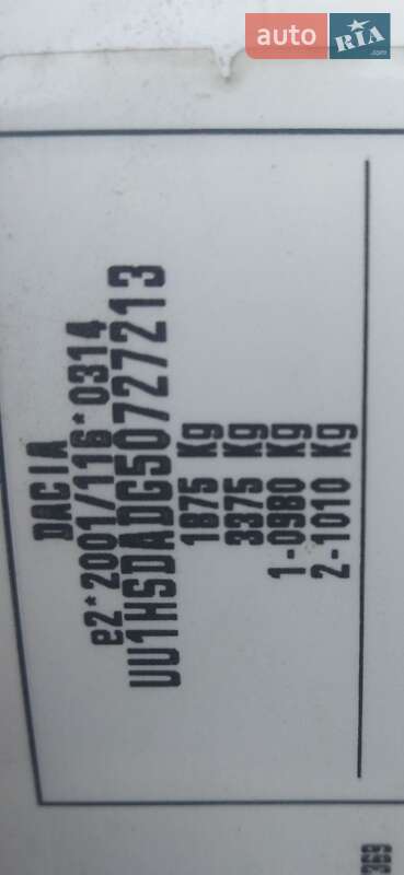 Внедорожник / Кроссовер Dacia Duster 2014 в Дубно