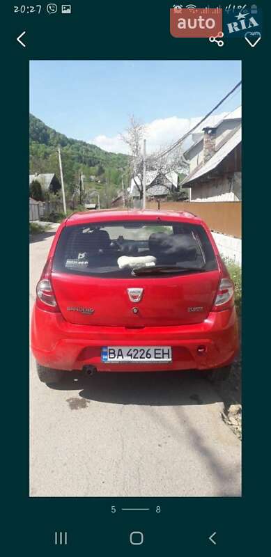 Хетчбек Dacia Sandero 2009 в Івано-Франківську