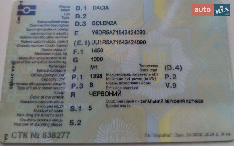 Седан Dacia Solenza 2004 в Богодухове