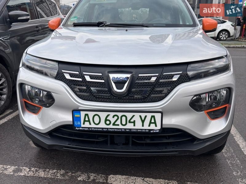 2021 Dacia Spring, VIN UU1DBG00XMU013324:plate — фото 1 (autoria)