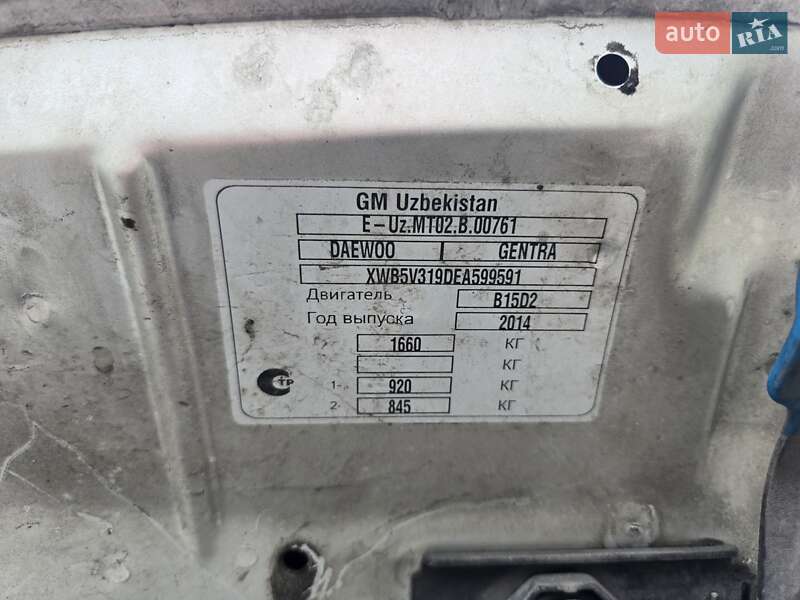 Седан Daewoo Gentra 2014 в Києві