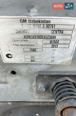 Седан Daewoo Gentra 2013 в 