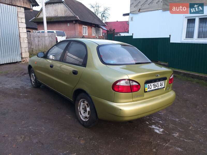 Седан Daewoo Lanos 2007 в Межгорье