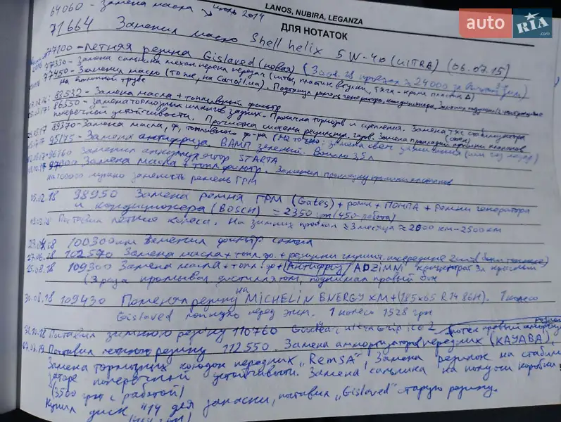 Седан Daewoo Lanos 2007 в Львове документ