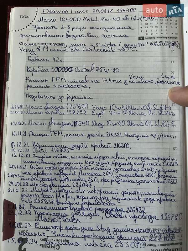 Седан Daewoo Lanos 2008 в Умани