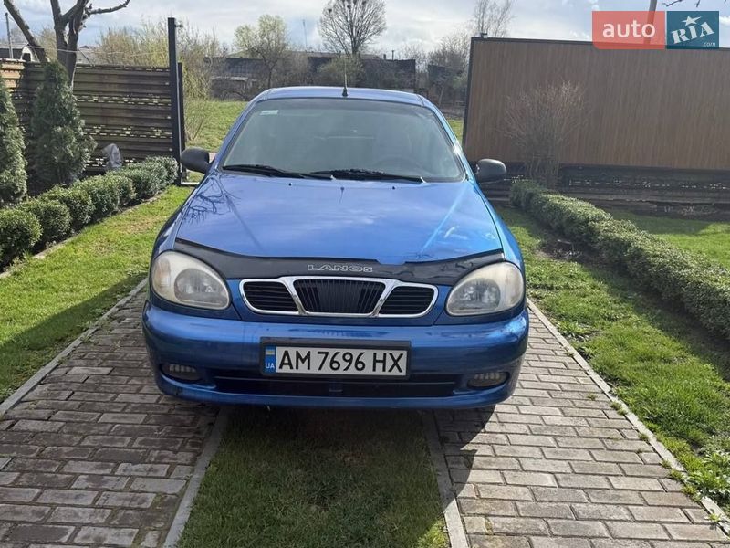 2008 Daewoo Lanos, VIN Y6DTF69YD8W389834:plate — фото 1 (autoria)