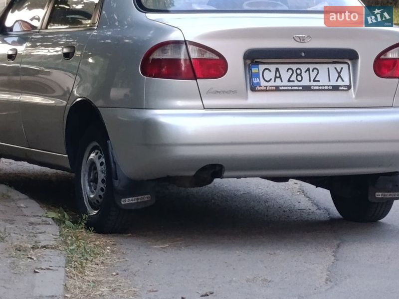 2007 Daewoo Lanos, VIN Y6DTF69YD7W325023:plate — фото 1 (autoria)
