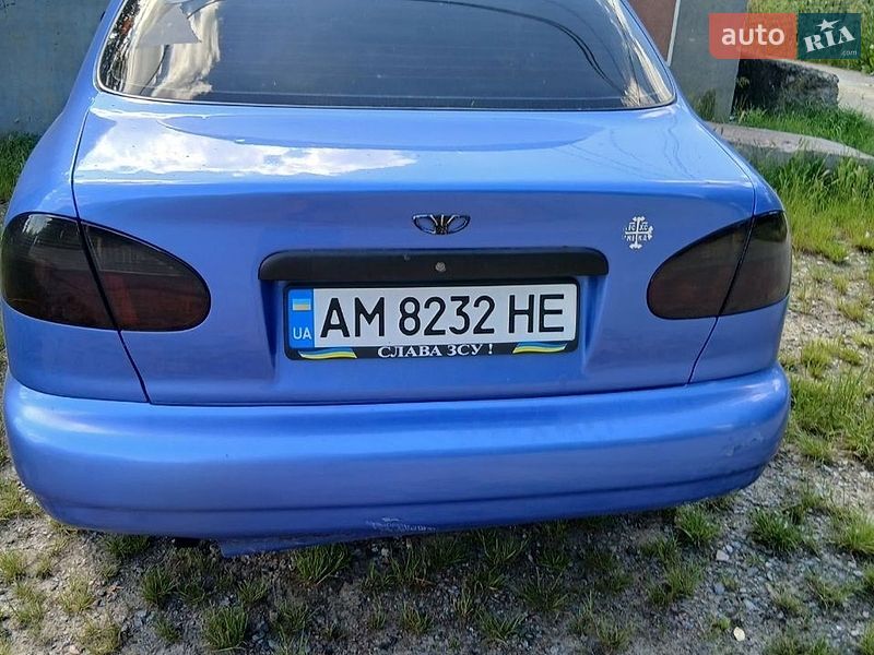 2007 Daewoo Lanos, VIN Y6DTF69YD7W320135:plate — фото 1 (autoria)