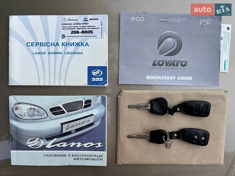 Седан Daewoo Lanos 2007 в Днепре документ