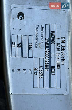Седан Daewoo Nexia 2012 в 