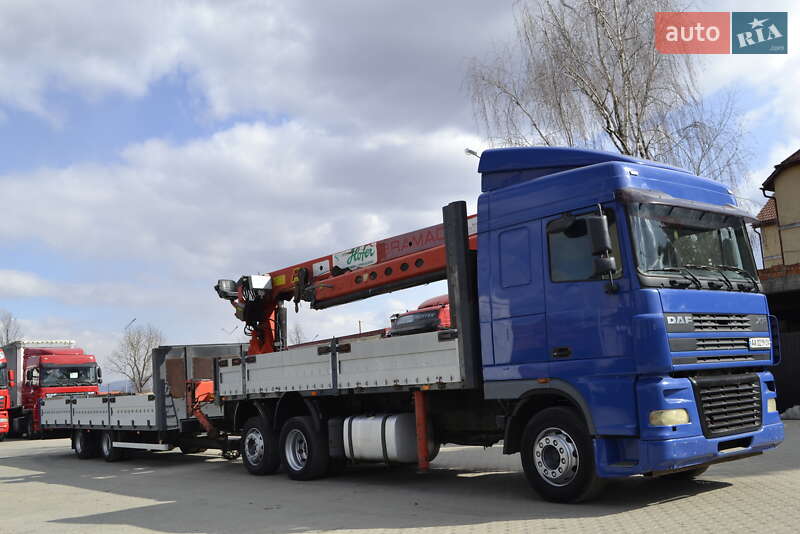 Кран-маніпулятор DAF 95 2010 в Хусті