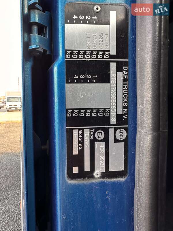 Тягач DAF 95 2005 в Луцке фото 18 Тягач DAF 95 2005 в Луцке