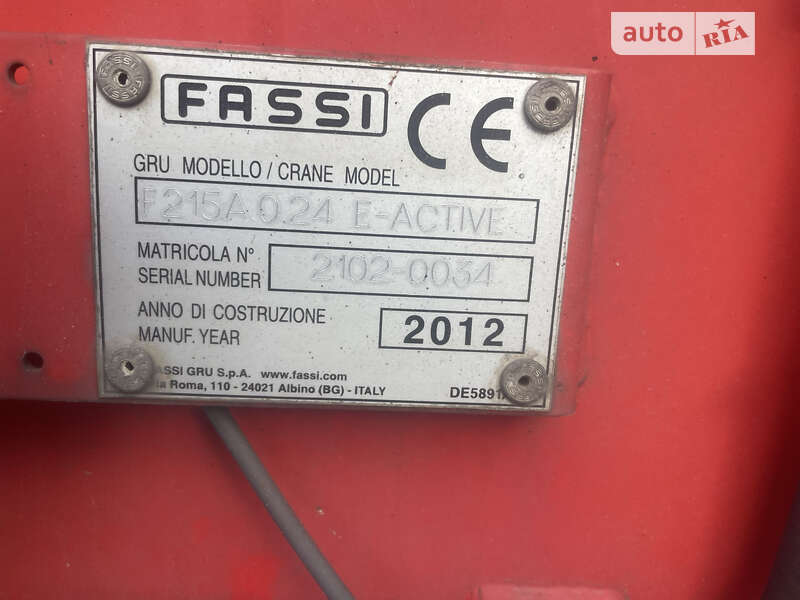 Кран-манипулятор DAF CF 85 2012 в Львове