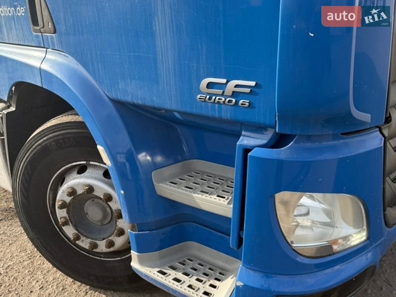 2014 DAF CF, VIN XLRTEM4100G027079:plate — zdjęcie 1 (autoria)