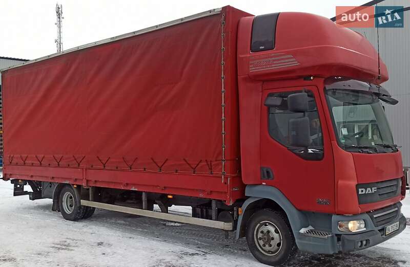 2009 DAF LF, VIN XLRAE45GF0L349695:plate — фото 1 (autoria)