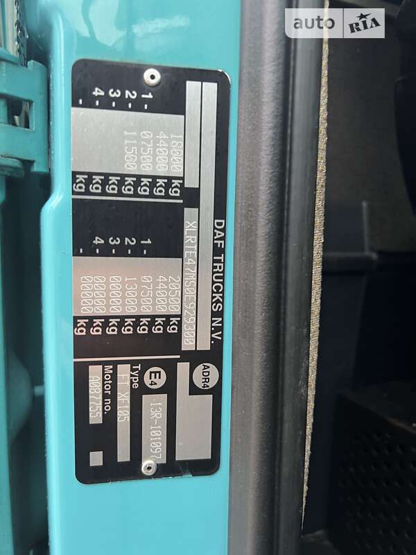 Тягач DAF XF 105 2011 в Житомире