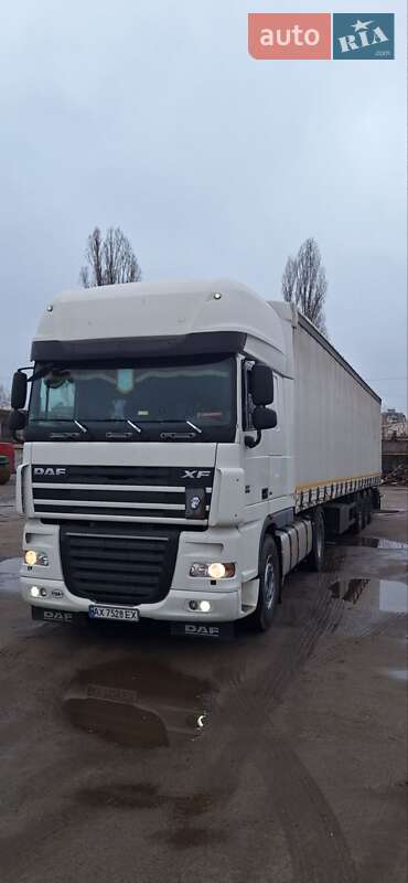 2008 DAF XF-105, VIN XLRTE47MS0E832436:plate — фото 1 (autoria)