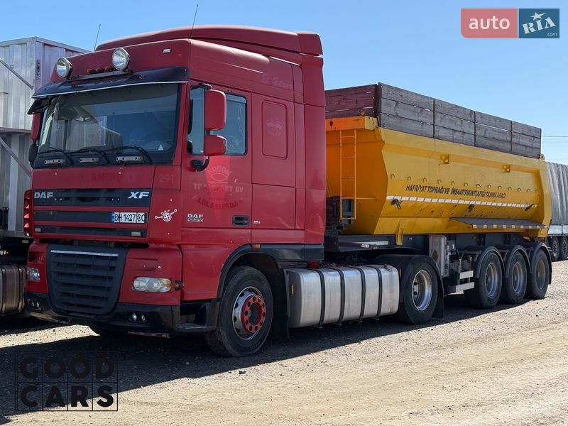 2009 DAF XF-105, VIN XLRTE47MS0E823999:plate — фото 1 (autoria)