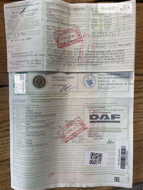 Тягач DAF XF 2018 в Ровно