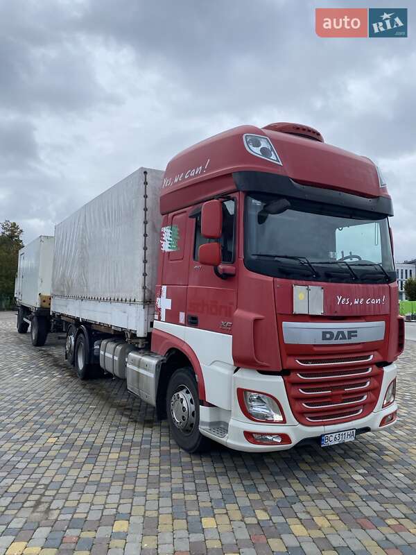 Контейнеровоз DAF XF 2014 в Бродах